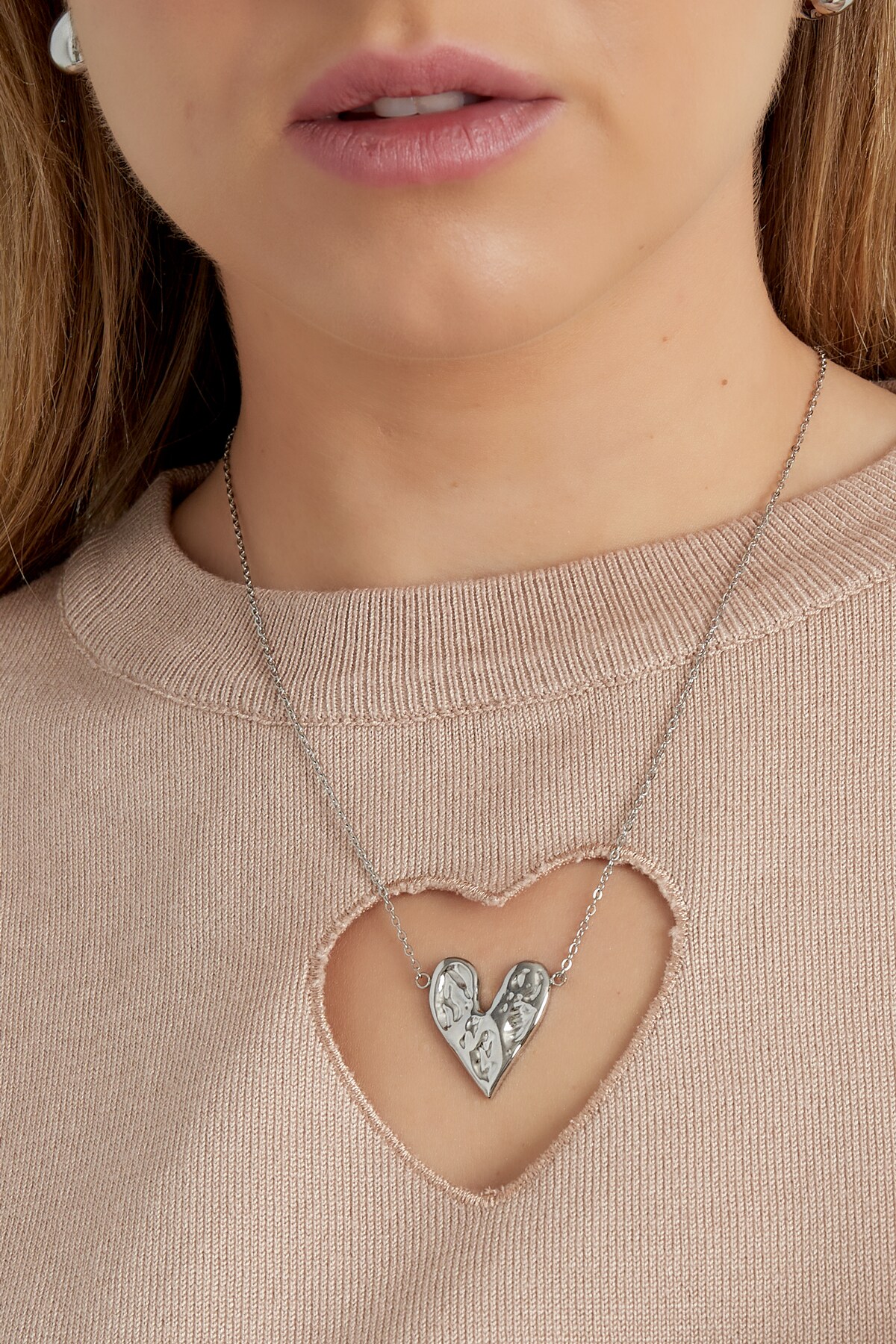 Necklace my love - Silver Color color h5 Picture2